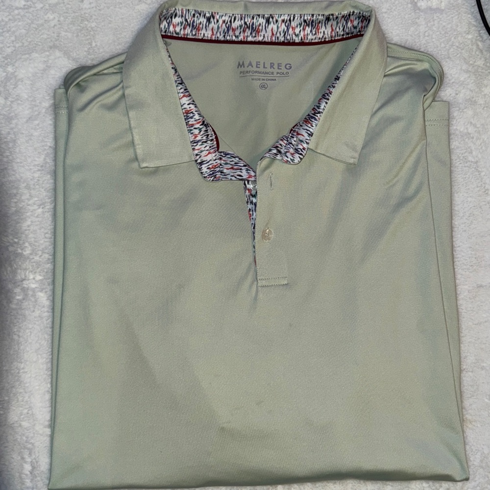 Maelreg Light Green Polo Shirt